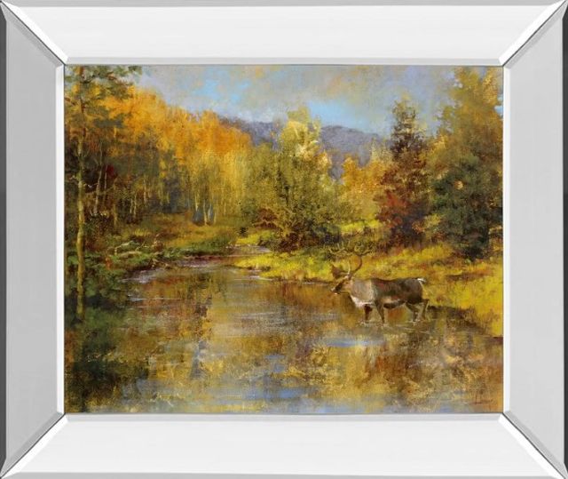 Classy Art Magnificent Valley by Longo Mirrored Frame Wall Art-0