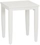 Linon Calabash White Aluminum Outdoor Side Table-0