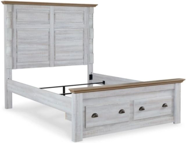 Signature Design by Ashley® Haven Bay Two-Tone King Storage Bed-1