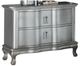 Furniture of America® Aalok Silver Nightstand-0