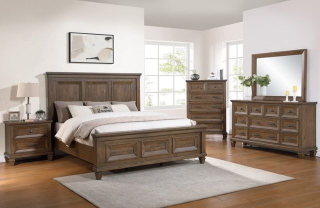 New Classic® Home Furnishings Mariana Mocha Eastern King Panel Bed-1