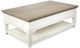 Riverside Furniture Myra Natural Leg Coffee Table with Paperwhite Base-3