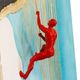 StyleCraft Red Cliff Climber Wall Art-1