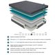 Homelegance® Mira 14" Firm Gel Infused Memory Foam Hybrid Box Top Queen Mattress-3