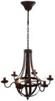 A & B Home Black Metal Chandelier-0
