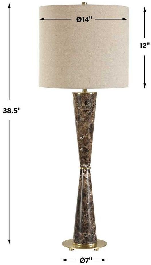 Uttermost® Jameson Chocolate Brown Table Lamp-2