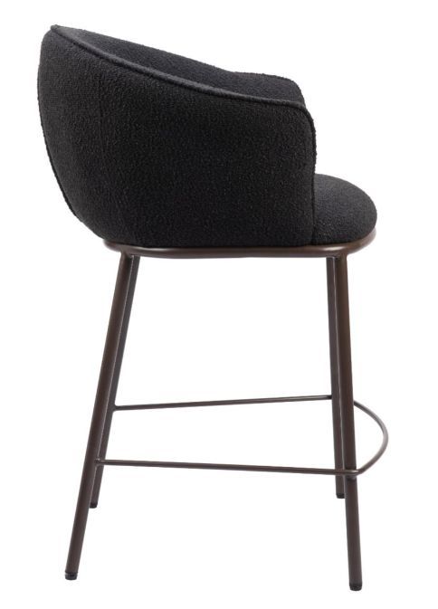 Zuo® Modern Essen Black Counter Stool-1