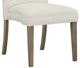 Fairfield® Customizable Entree Dining Straight Short Back Tufted Armless Stack Chair with Mica Legs-2