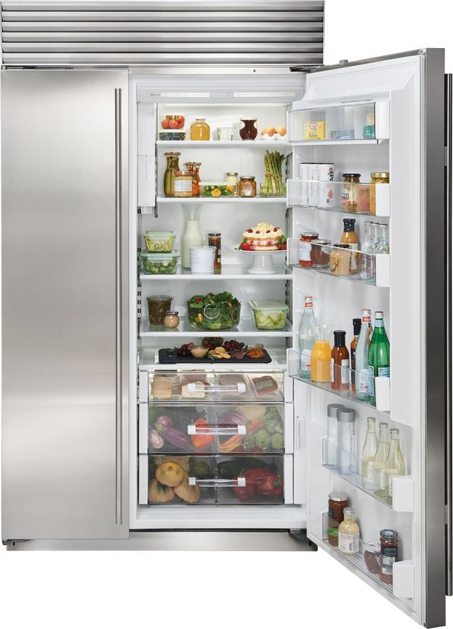 Sub-Zero® 28.2 Cu. Ft. Panel Ready Built In Side By Side Refrigerator-3