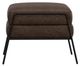 International Furniture Direct Tyne Chocolate Brown Footstool Ottoman-2