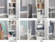 Sauder® Merton Hall™ White Single Door Storage Cabinet-3