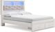 Signature Design by Ashley® Altyra White King Upholstered Storage Bookcase Bed-0