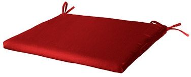 C R Plastics Adirondack Canvas Jockey Red Seat Cushion-0