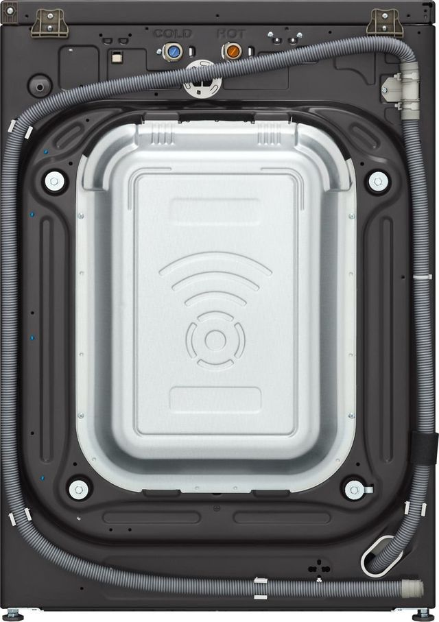 LG Black Steel Front Load Laundry Pair-1