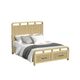 Elements International Ridgemont Natural 3pc Queen Storage Bedroom-1