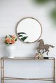 A & B Home Thayne Brown Wall Mirror-3