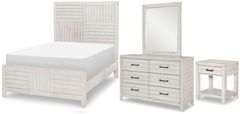 Legacy Classic Modern Summer Camp 4-Piece Stone Path Gray Youth Full Bedroom Set