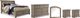 Signature Design by Ashley® Lettner 5-Piece Light Gray Queen Storage Sleigh Bed Set-0