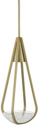 Currey & Company Nefertiti Brushed Brass Pendant Lighting-1