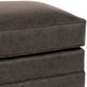 Smith Brothers Customizable 530 Leather Ottoman with Casters-2