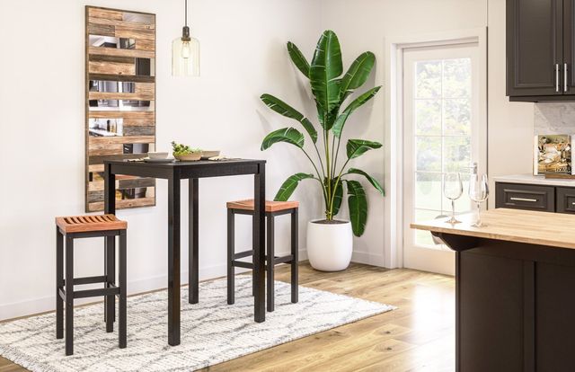 homestyles® General Line Black/Oak Bar Stool-4