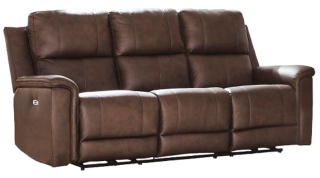 Signature Design by Ashley® Bleckley Espresso Power Reclining Sofa with Adjustable Headrest-0