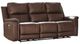 Signature Design by Ashley® Bleckley Espresso Power Reclining Sofa with Adjustable Headrest-0