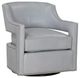 Fairfield® Customizable Phoebe Leather Swivel Glider-0