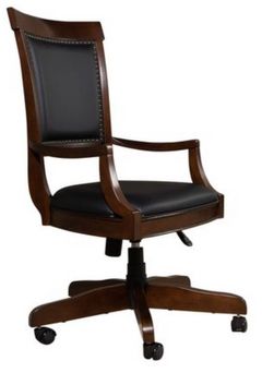 Liberty Furniture Brayton Manor Cognac Jr Executive Desk Chair
