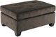 Homelegance® Emilio Chocolate Ottoman-0