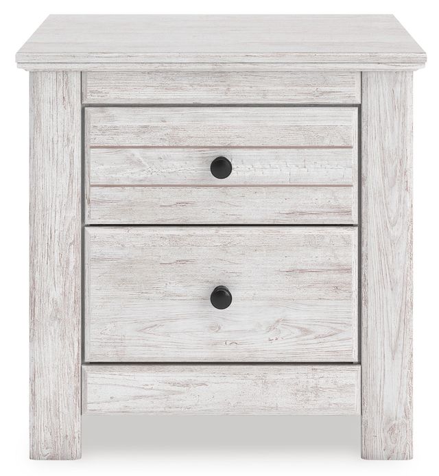 Signature Design by Ashley® Makidern Whitewash Nightstand-1