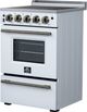 FORNO® Loiano Alta Qualita 24" White Freestanding Electric Range-2