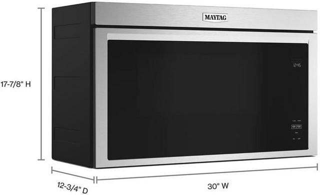 Maytag® 1.1 Cu. Ft. Fingerprint Resistant Stainless Steel Over The Range Microwave-9
