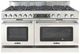 Capital Cooking™ Grand Chef 60" Stainless Steel Open Burner Pro Style Dual Fuel Range-0