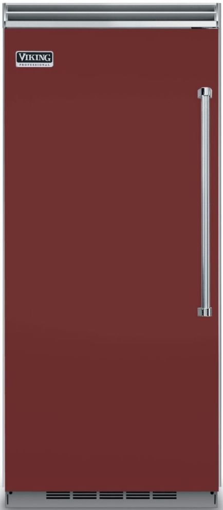 Viking® 5 Series 19.2 Cu. Ft. Reduction Red Professional Left Hinge All Freezer-0