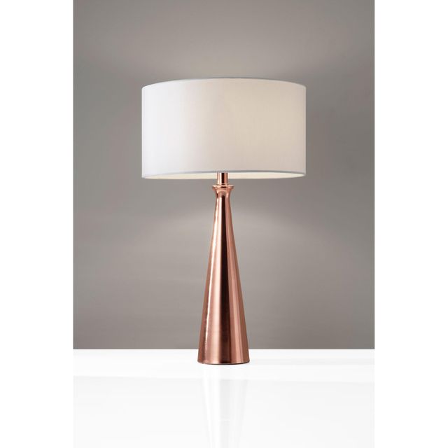 Adesso® Linda Brushed Copper Table Lamp-1