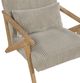 Homelegance® Chevron Taupe/Brown Accent Chair-5