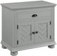 Elements International Kona Gray 1-Drawer Nighstand -0