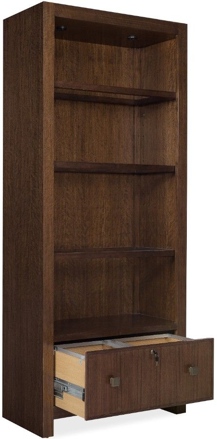 Hooker® Furniture Archives Walnut Bookcase-3