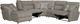 Catnapper® McPherson 6-Piece Buff Power Reclining Left-Arm Facing Sectional with 2 Recline-2
