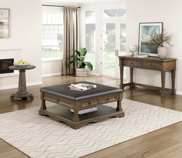 Homelegance® Rochester Brown End Table-1