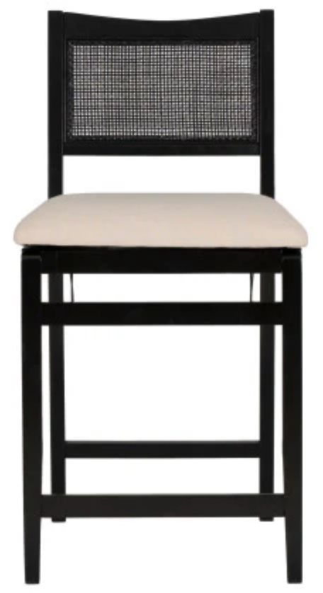 Powell® Beaux Black Folding Counter Stool-4