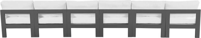 Meridian Furniture Nizuc White Outdoor Patio Modular Sofa-3