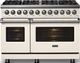Viking® 5 Series 48" Pure White Pro Style Dual Fuel (LP) Range with Polished Chrome Trim-2