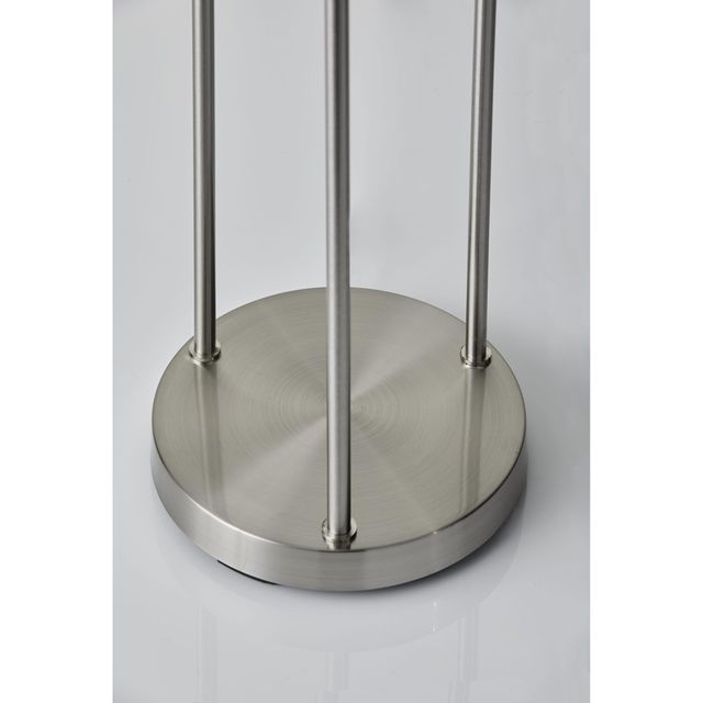 Adesso® Trio Brushed Steel Floor Lamp-2