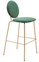 Zuo® Modern Odessa Gold/Green Barstool-3
