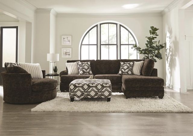 Albany Industries Galactic Chocolate Swivel Chair-1