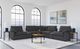 Coaster® Collins 7-Piece Dark Gray Modular Power Reclining Sectional-5