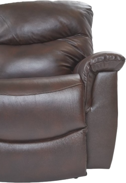 La-Z-Boy® James Walnut Leather Power Reclining Loveseat with