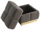 Furniture of America® Aileen Charcoal Storage Stool-2